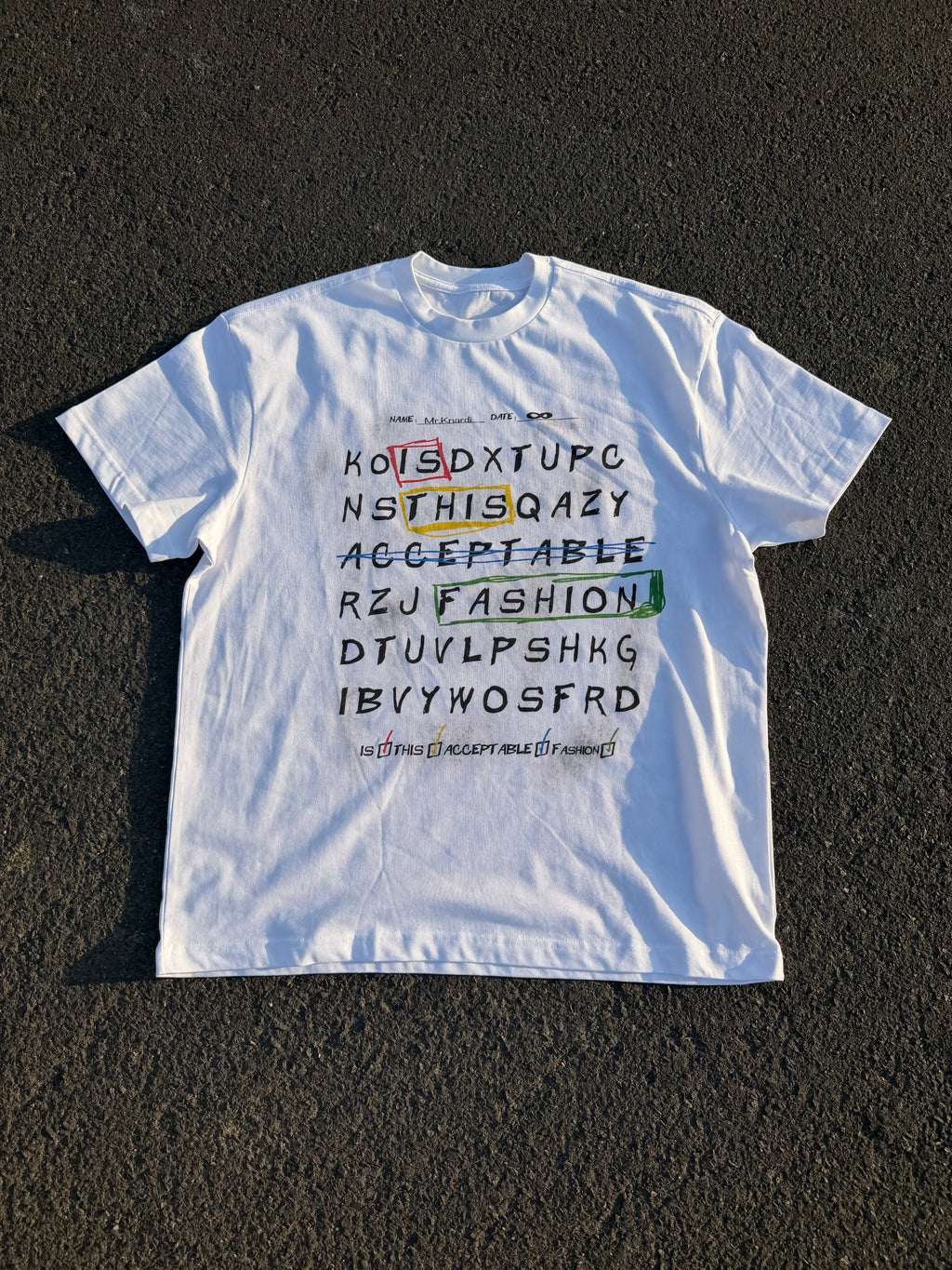 Word Search Tee