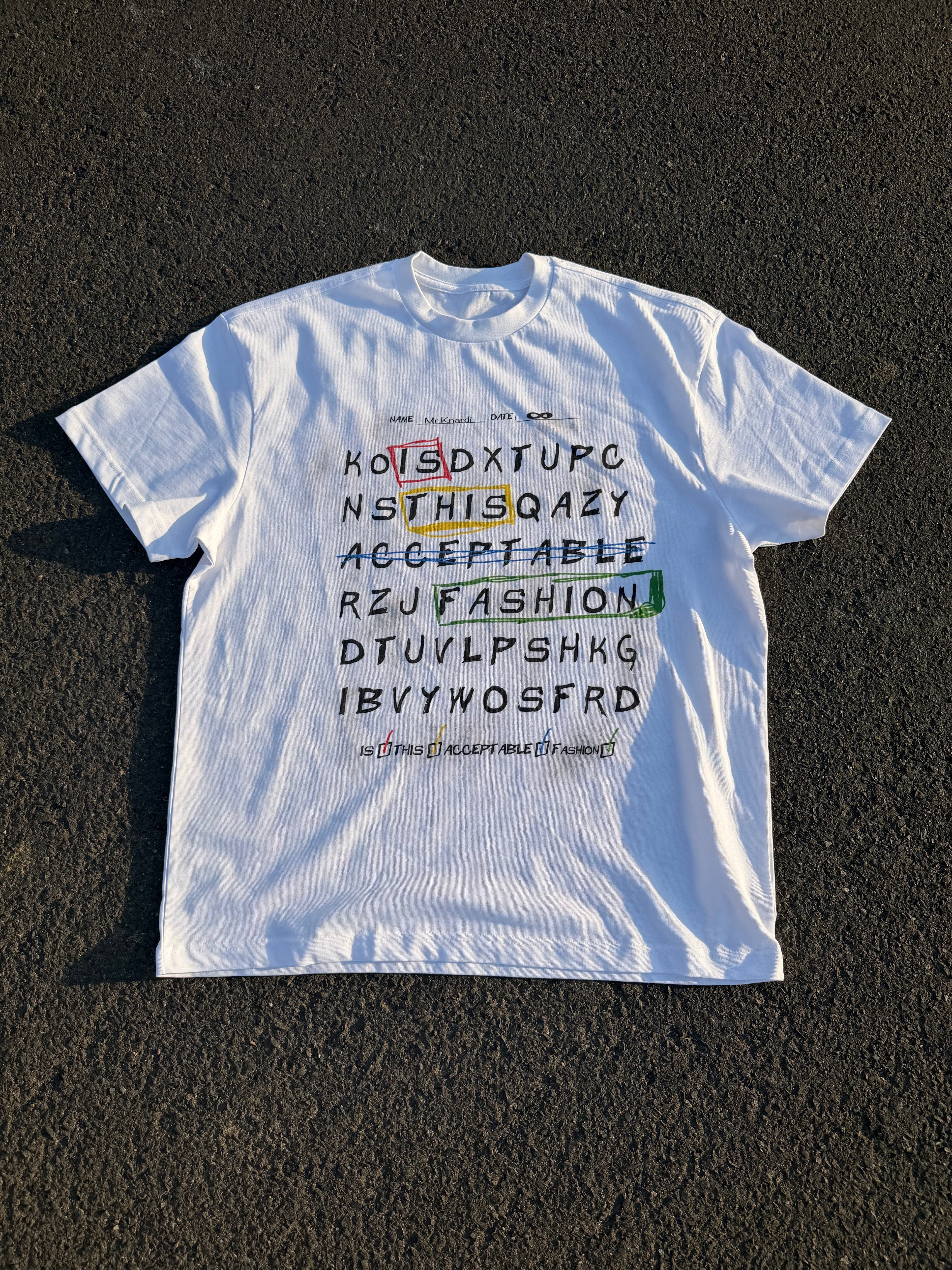 Word Search Tee